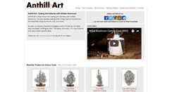 Desktop Screenshot of anthillart.com